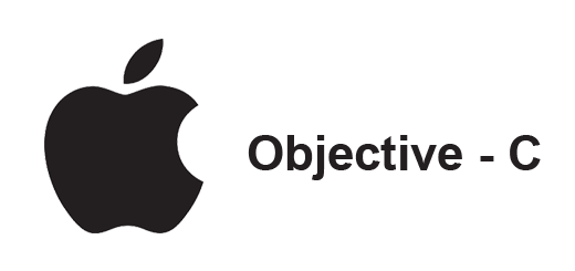 на иконке яблоко Apple зяык программирования Objective-c